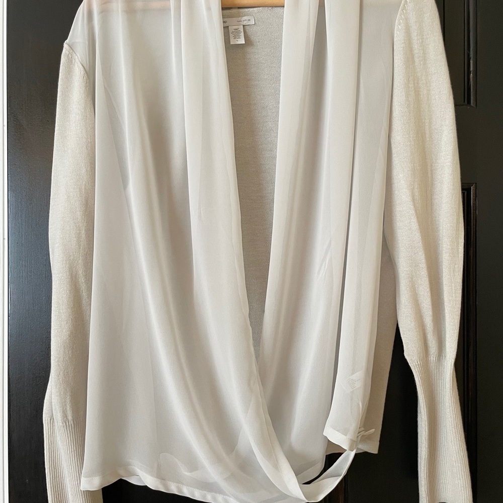 Gap snap wrap sweater